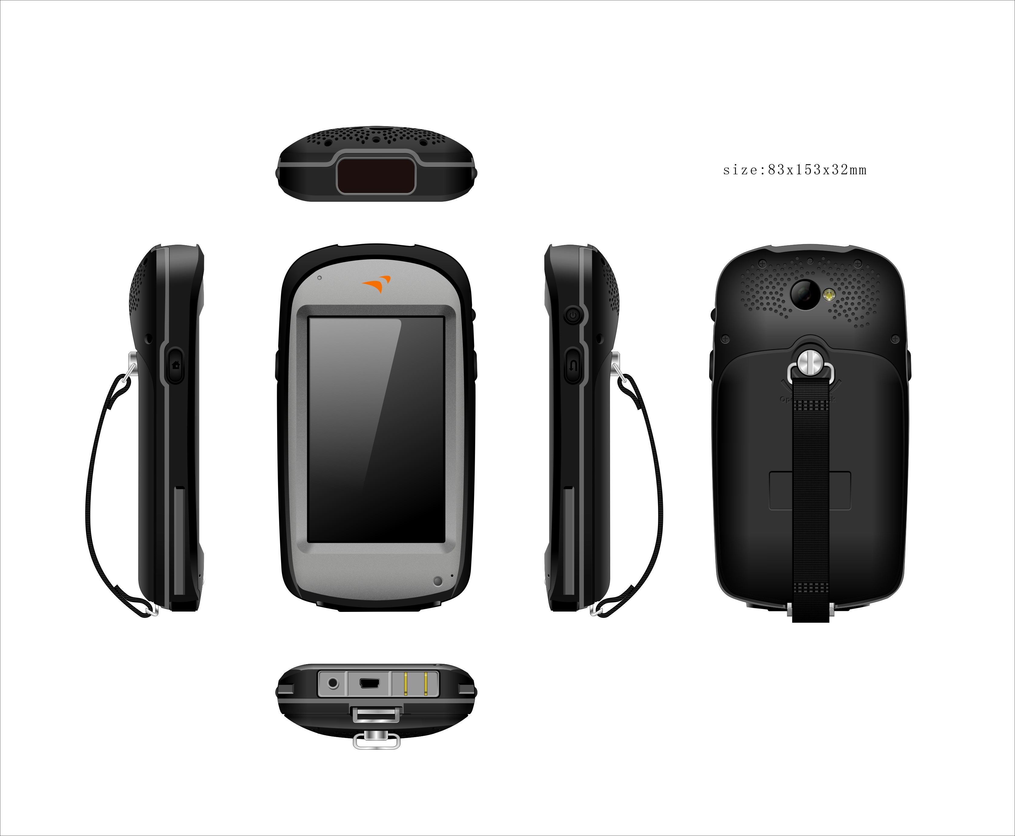 4.3" Portable Handheld MDT for Navigation