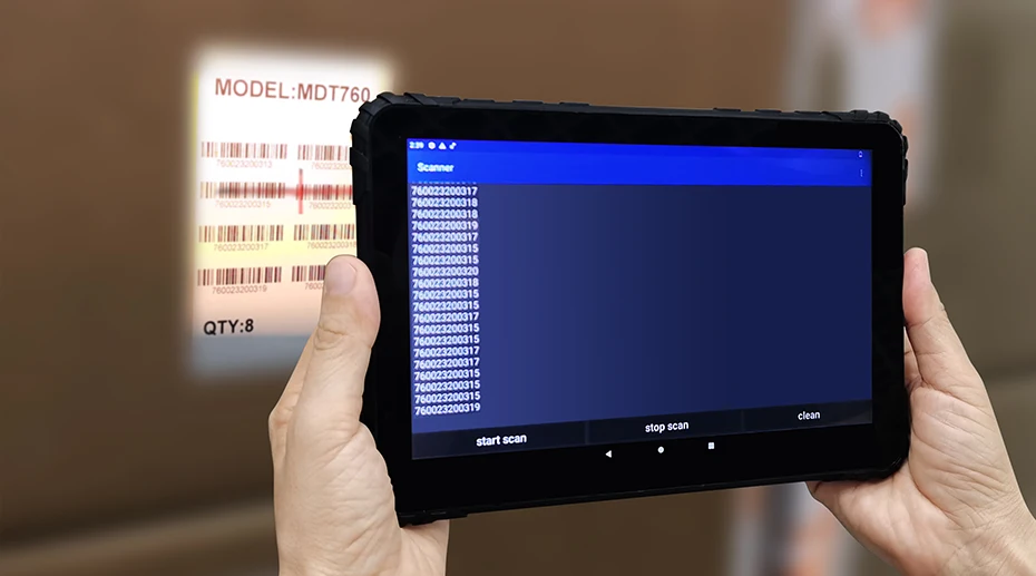 Asset tracking with RFID rugged tablet for fleet and equipment management
