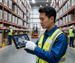 Rugged Warehouse Tablets: Enhancing Logistics Efficiency and Accuracy