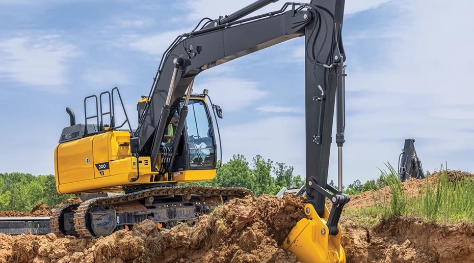 Rugged Vehicle Tablet on Excavator Rugged Vehicle Tablet on Excavator