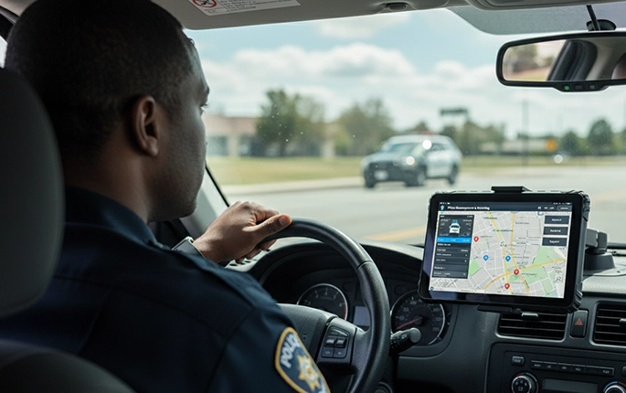 White label rugged tablet for public safety and emergency vehicle MDT systems - custom branded solution