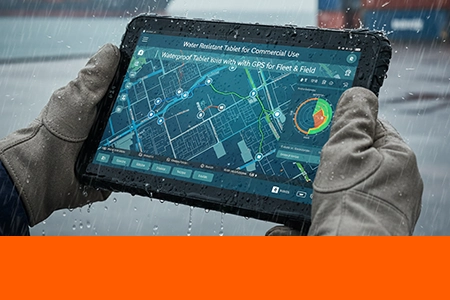 Water Resistant Tablet for Commercial Use | Waterproof Tablet with GPS for Fleet & Field