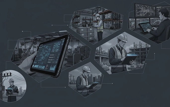 industrial tablet for energy and pipeline inspection