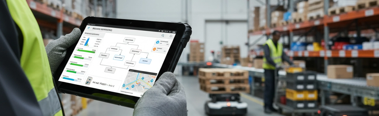 topicon rugged tablets designed for warehouse and logistics operations