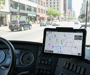 Rugged Mobile Data Terminals for Bus Tracking | OEM MDT for Public Transport Fleets