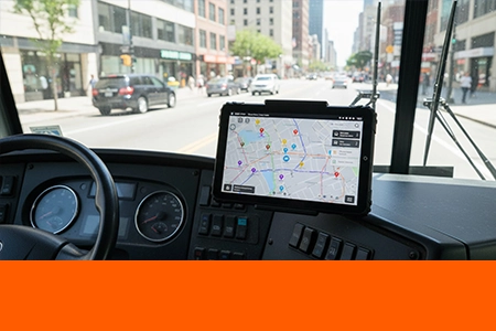 Rugged Mobile Data Terminals for Bus Tracking | OEM MDT for Public Transport Fleets