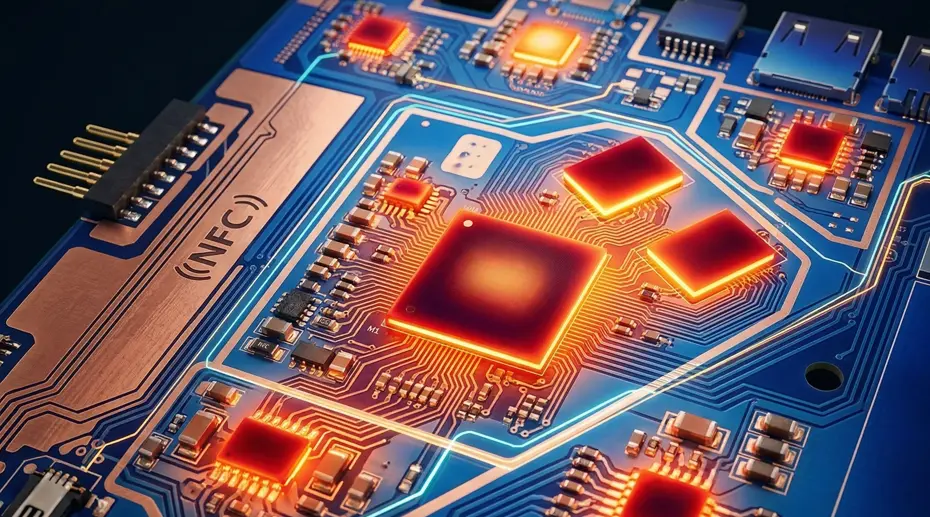 pcb thermal design with heat distribution visualization