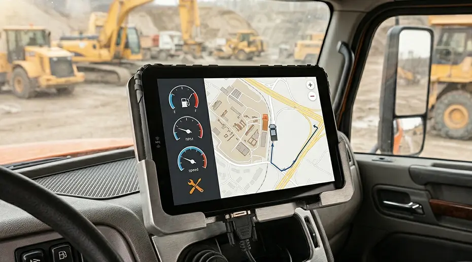 M12 Ethernet tablet for port equipment and container terminal networks