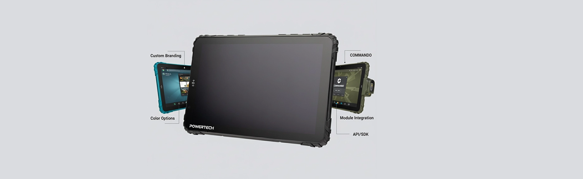 OEM Android tablet with MDM and GMS support for industrial applications