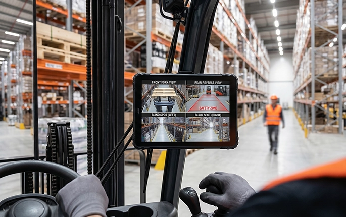 White label rugged tablet for logistics and delivery with route optimization and proof of delivery - custom branded