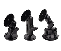 RAM mount compatible vehicle tablet mounting bracket with adjustable positioning and vibration-resistant design for truck and forklift installation