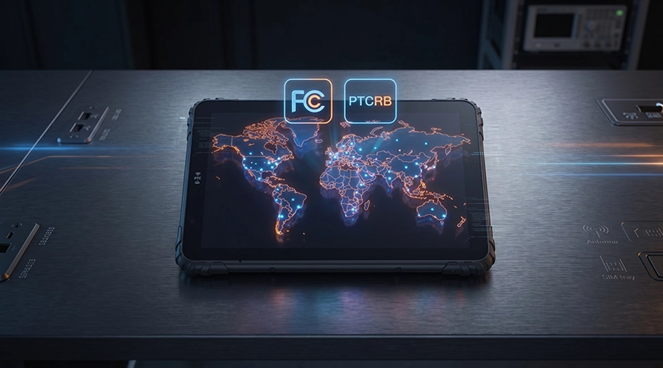 PTCRB and FCC certification considerations at hardware design stage - antenna design, PCB layout, and module selection for rugged tablets