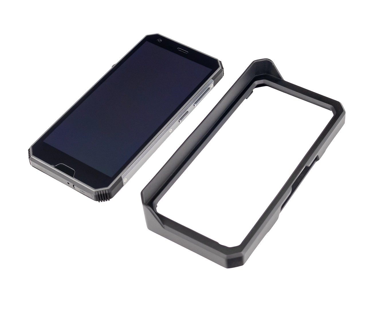 MDT665 sunshield cap accessory mounted on RAM bracket for in-vehicle fleet deployment