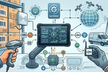 How to Integrate Barcode, RFID, and LoRa with Fleet Tablets – A System Integrator's Guide