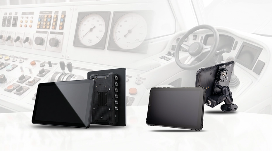 Fixed vehicle mount terminal vs docked rugged tablet installation architecture comparison for fleet deployment