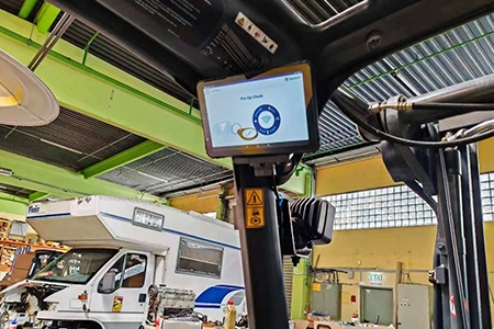 Forklift Tablet Deployment — MDT865 Warehouse Case Study | TOPICON