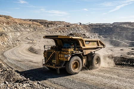 Mining Vehicle GNSS — Metal Cab Antenna Case Study | TOPICON