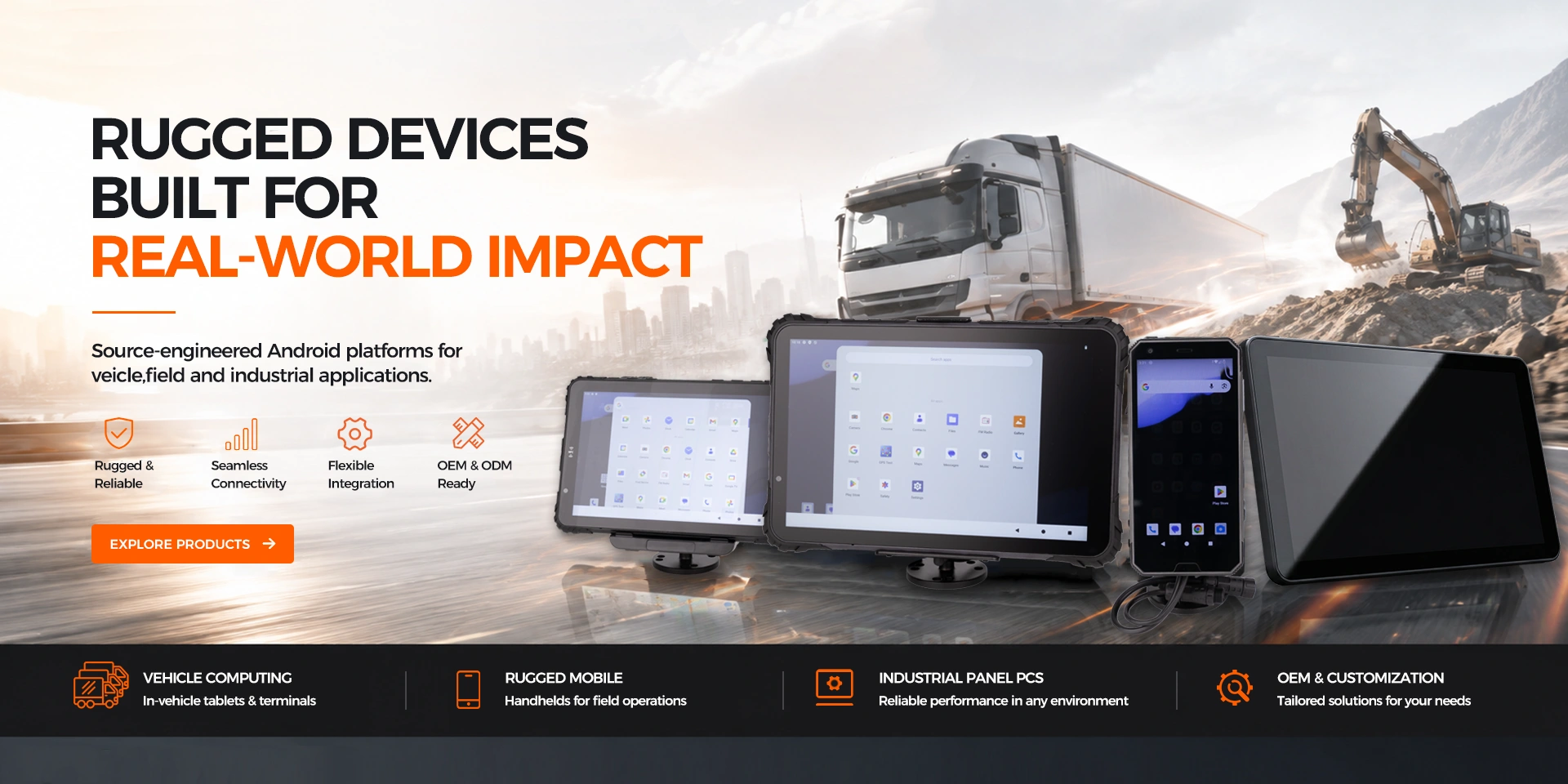 Navigation Tablet Hardware Architecture for OEM & System Integrators