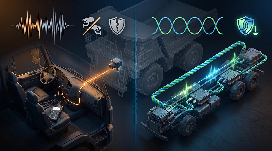 RS232 and RS485 wiring comparison for industrial vehicle tablet integration