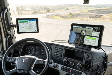 8-Inch vs 10-Inch Rugged Tablet for Vehicle Cabs — Visibility & Mounting | TOPICON