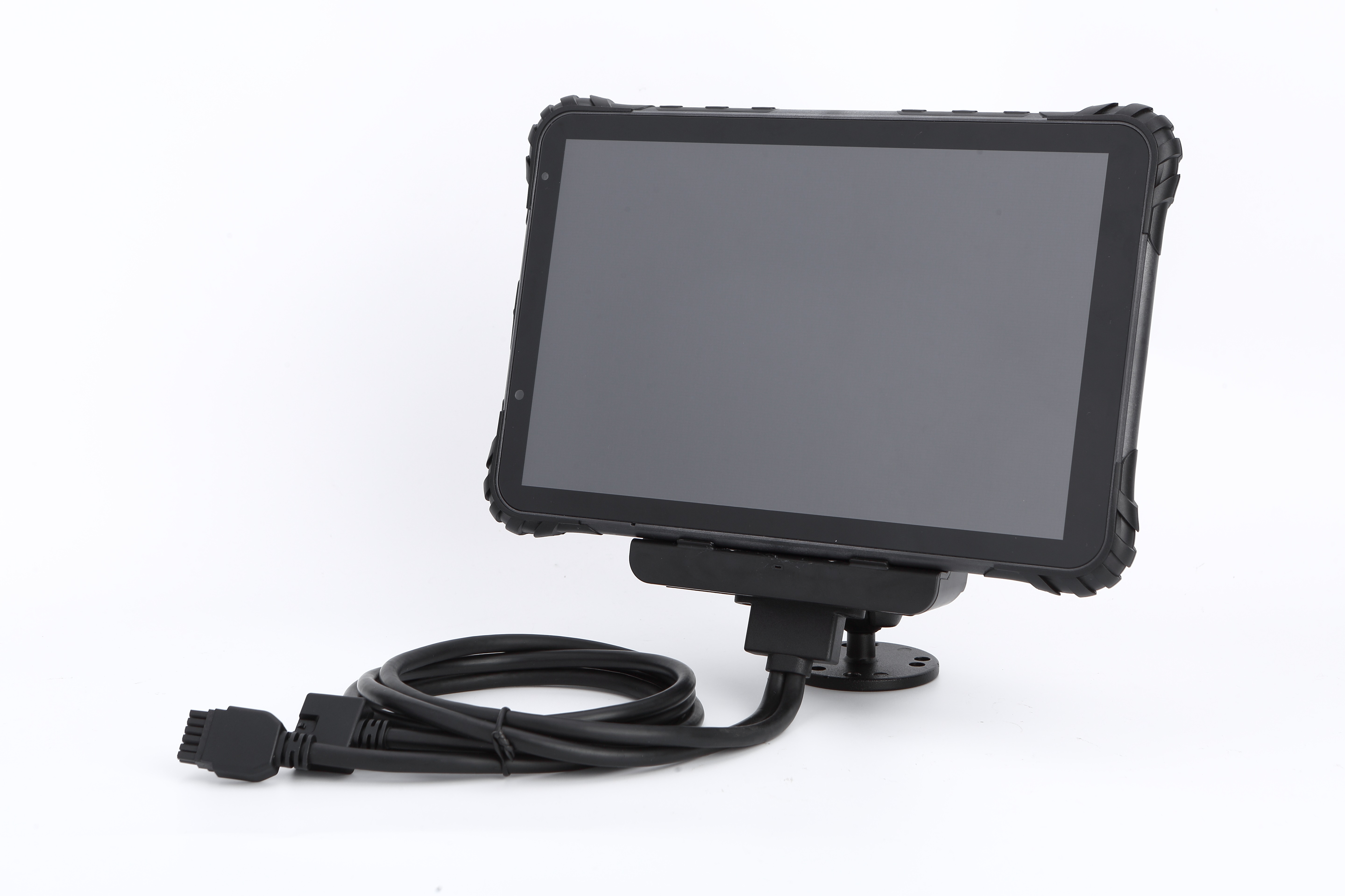 MDT1060 10'' rugged android tablet support vehicle cradle and desk station