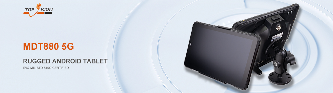 MDT880 5G: TOPICON’s New 8-inch Rugged Android Tablet for Industrial Applications
